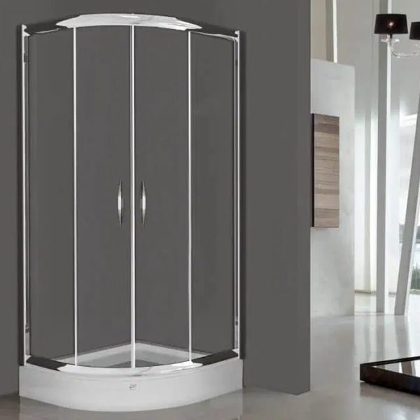Cabine De Douche Ovale 5Mm 80 X 80 X 190 Cm