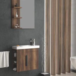 Meuble de salle de bains 60 cm baroque sahra