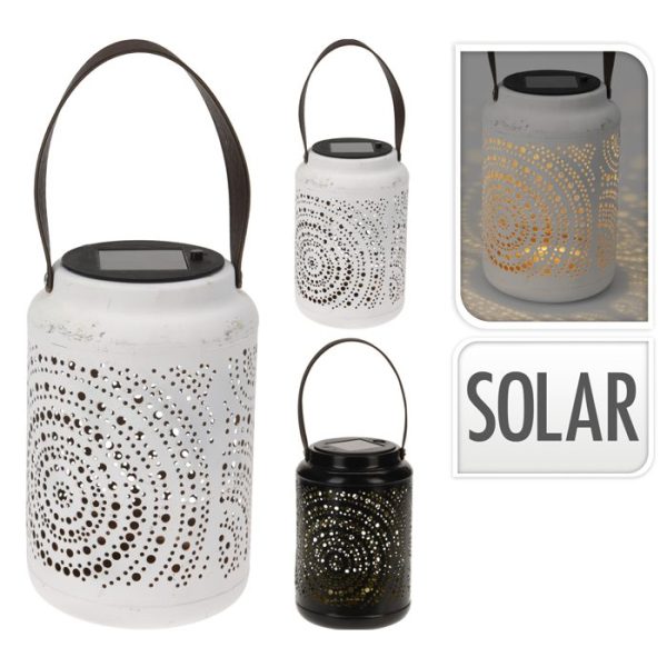 Lanterne Solaire En Métal 20Cm