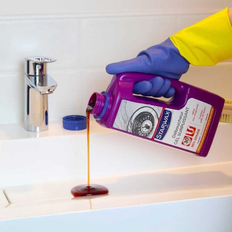 DEBOUCHEUR GEL A LA SOUDE POUR CANALISATIONS  CANALISATION  Mr Bricolage : Outillage, Jardinage, Animalerie, Electricité