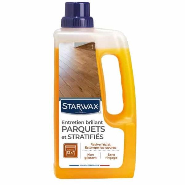 Entretien brillant pour parquets et sols stratifies