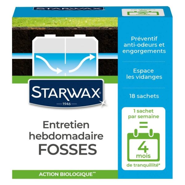 Entretien hebdomadaire pour fosses