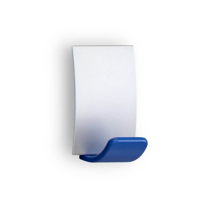 Porte Manteau Adhésif Chromé Bleu – Image 1