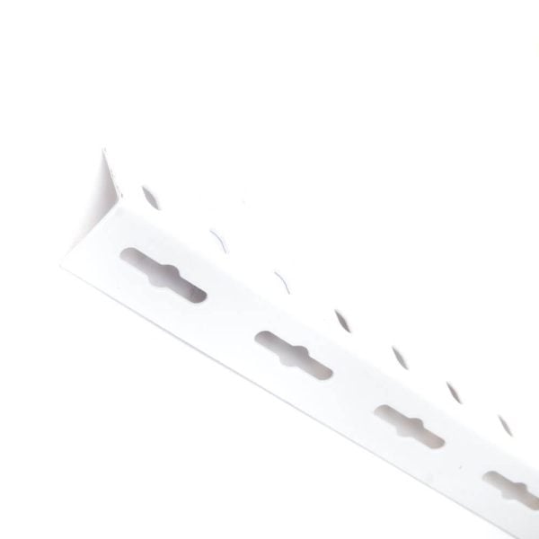 Profil Perfore Verni Blanc 1000X25X25