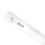 Profil Perfore Verni Blanc 1000X25X25 – Image 2