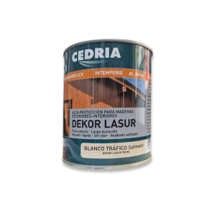 Lasure Protecteur Pour Bois-Dekor Lasur - Blanc Trafic