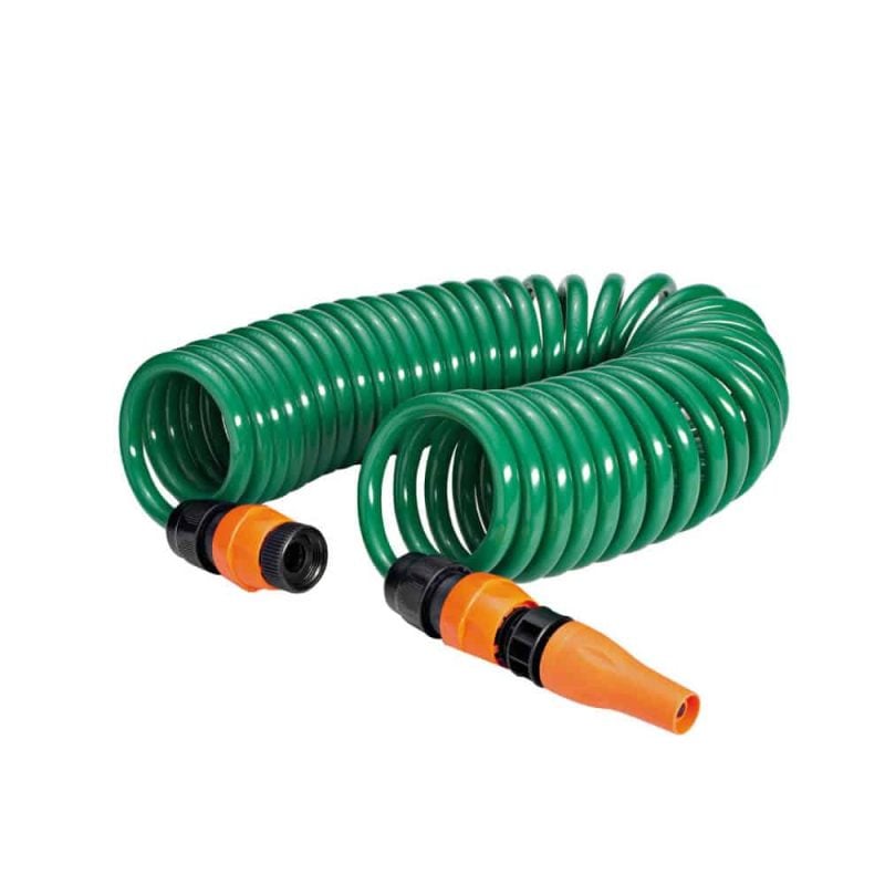 TUYAU EXTENSIBLE SPIRALE 10M CONNECTEUR DE ROBINET 3/4″, RACCORDS DE TUYAUX OUVERTS ET LANCE DE PULVÉRISATION RÉGLABLE.  TUYAUTERIE  Mr Bricolage : Outillage, Jardinage, Animalerie, Electricité