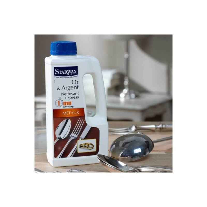 NETTOYANT EXPRESS POUR OR ET ARGENT  CUISINE  Mr Bricolage : Outillage, Jardinage, Animalerie, Electricité