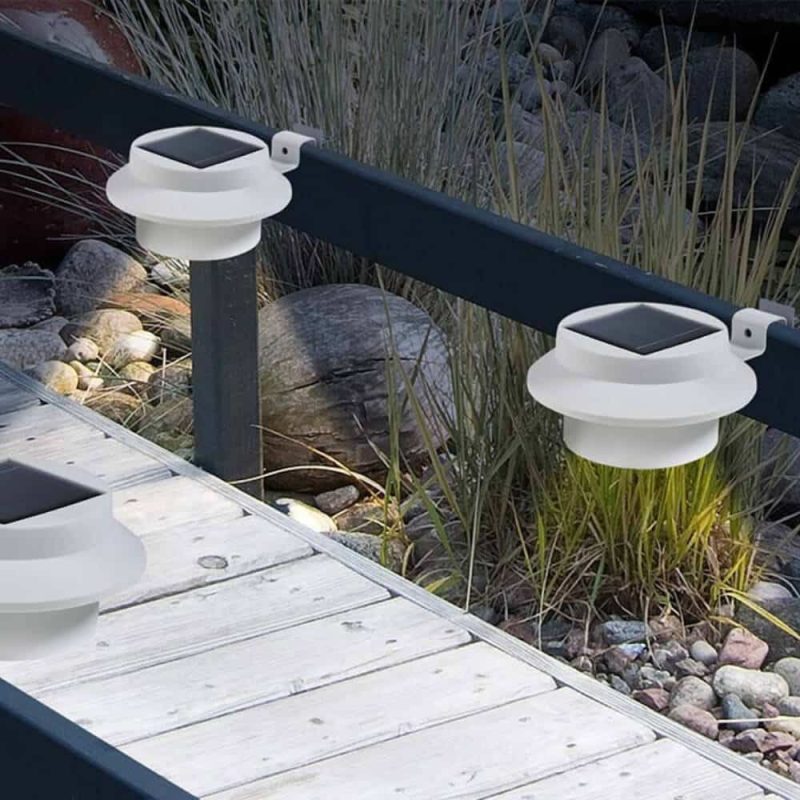 927287 SET DE 2 LAMPE SOLAIRE LUMINAIRE JARDIN Mr Bricolage : Outillage, Jardinage, Animalerie, Electricité