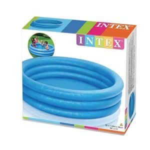 Bouee piscine gonflable 480 l 168x38cm bleu