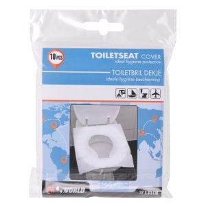 Housses De Protection Hygiénique Pour Cuvette Wc - Lot De 10 Pièces