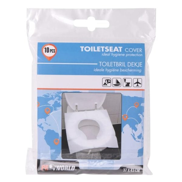 Housses De Protection Hygiénique Pour Cuvette Wc - Lot De 10 Pièces
