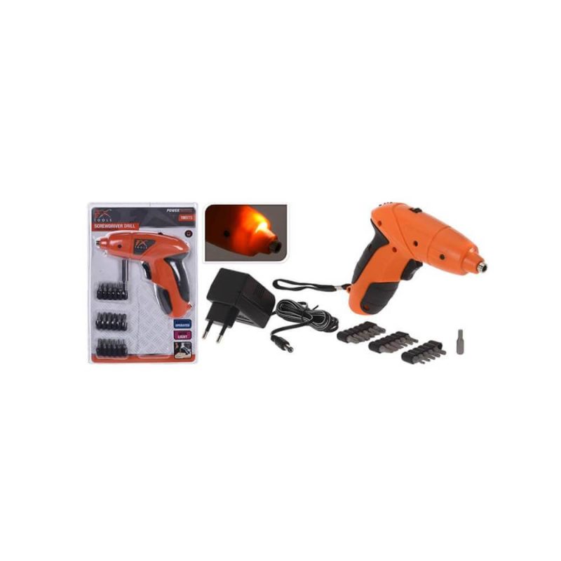 948139.jpg Set De Perceuse/Tournevis Avec 18 Embouts – Image 1