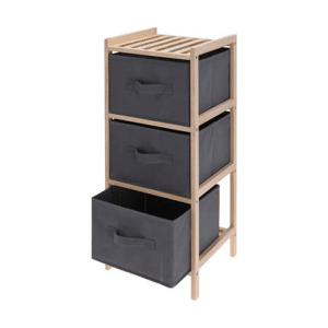 Étagère De Rangement Avec 3 Boites