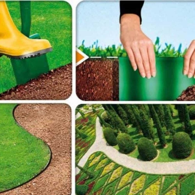 BORDURE DE JARDIN ONDULÉE 20CMX9M VERT – CELLFAST  PALISSADE  Mr Bricolage : Outillage, Jardinage, Animalerie, Electricité