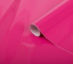 Adhesif fushia brillant au metre lineaire / largeur 45cm