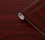 Adhesif faux bois acajou large au metre lineaire / largeur 45cm