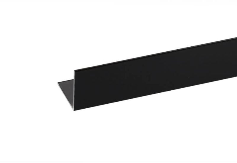 Corniere en aluminium noir 2000mmx25x25 – Image 1
