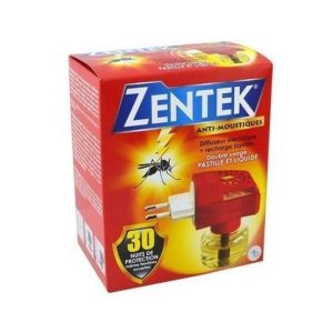 Diffuseur électrique anti-moustiques avec recharge liquide 30 nuits Zentek