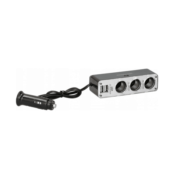 Chargeur de voiture avec 2 ports usb