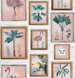 Papier Peint Tropical Frame
