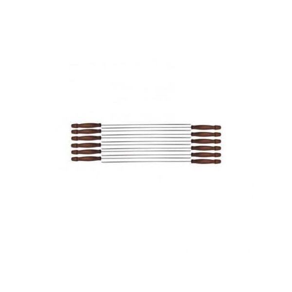 Set De 12 Brochettes Manche En Plastique