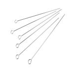 Lot de 6 brochettes en inox