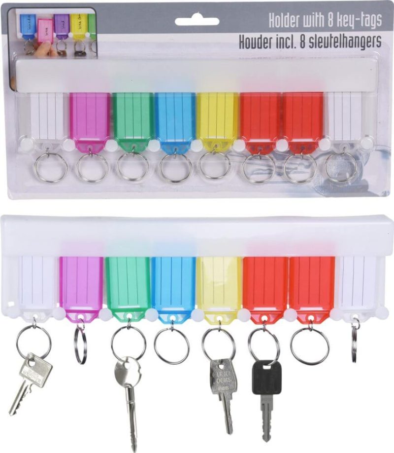 Lot De 8 PorteClés Avec Support – Image 1