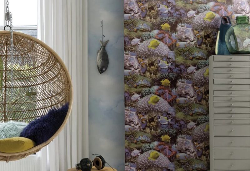 Papier Peint Sealife Multicolor – Image 1