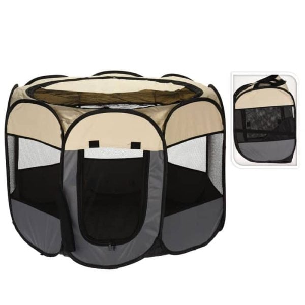 Cage escamotable pour chiens 91x91x58 cm