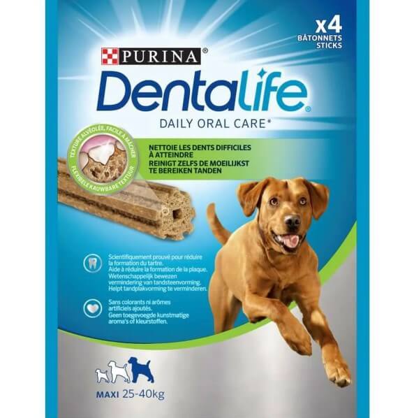 Bâtonnets à mâcher chien large dentalife 142g