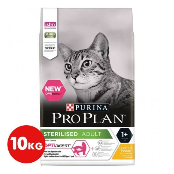 Croquette chat sterilised poulet 10kg