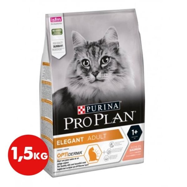 Croquette chat adult elegant saumon 1.5kg