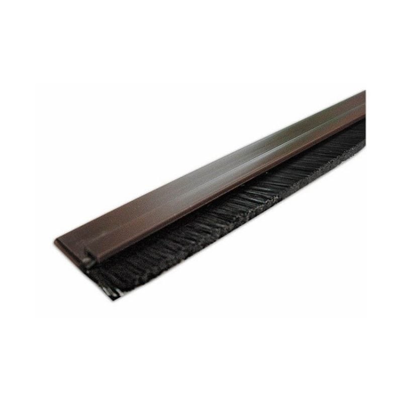 Bas de porte en PVC rigide 1 M brun – Image 1