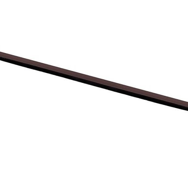 Bas de porte en PVC rigide 1 M bois marron