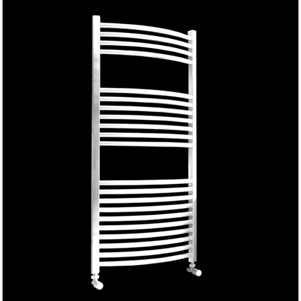 Sèche-Serviettes Électrique Courbe 500W Blanc