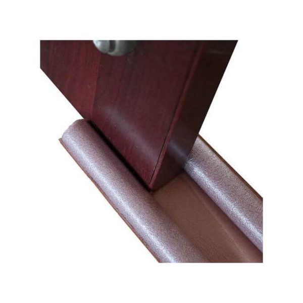 Bas de porte a glisser marron 94x3 cm