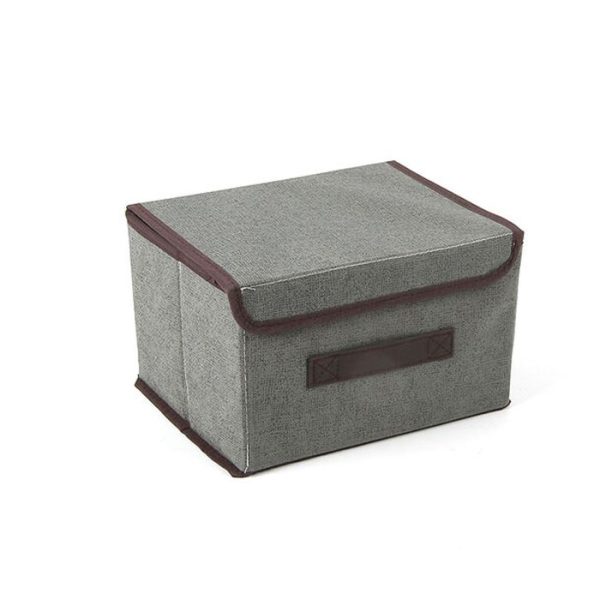 Boîte de rangement en tissu pliable