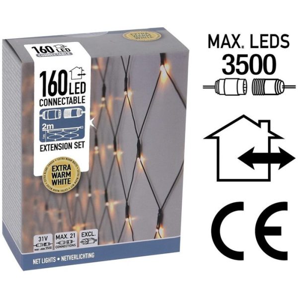 Guirlande lumineuse de noël connectable - 160 led