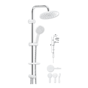 Set Dch Duschal Jojo White Ds-1400