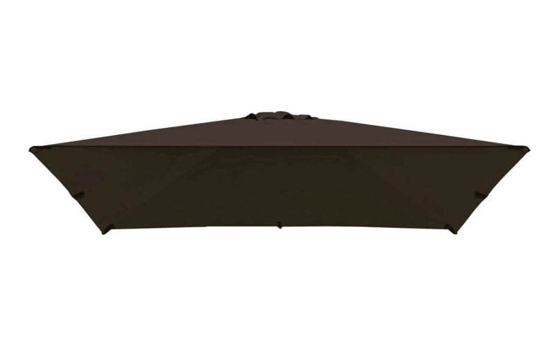 Toile De Remplacement Parasol 3X4M Poly Marron – Image 1
