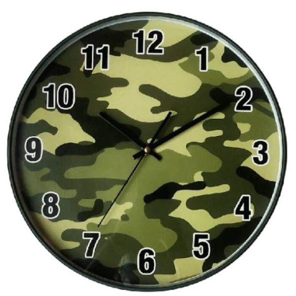 Horloge vert militaire
