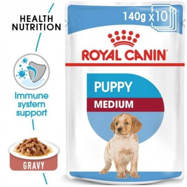 Paté Medium Puppy 140G – Royal Canin