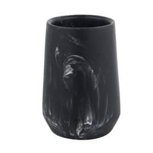 Gobelet bazalt polyresine noir