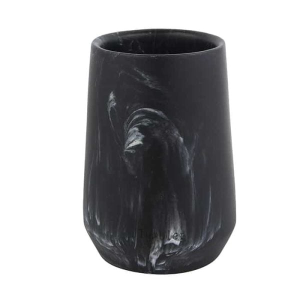Gobelet bazalt polyresine noir