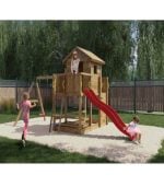 Aire de jeux en bois massif traité mars – Image 4