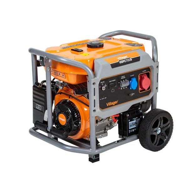Groupe électrogène max sortie 6.5kw vil vgp 6700 s
