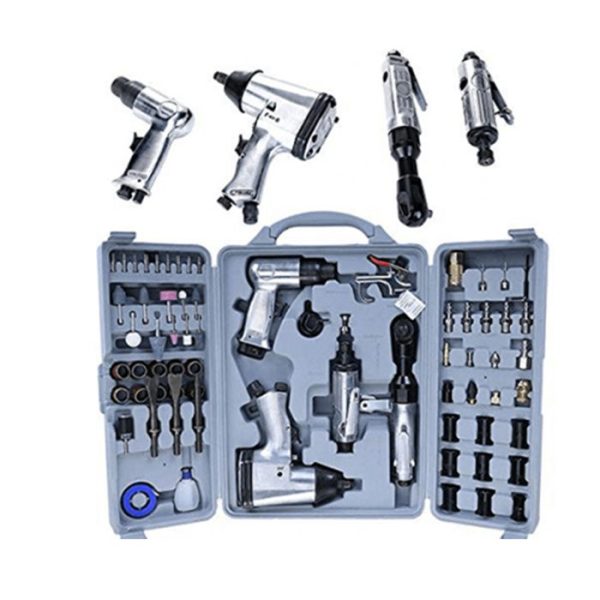 Jeu outil pneum 34pcs+4machine
