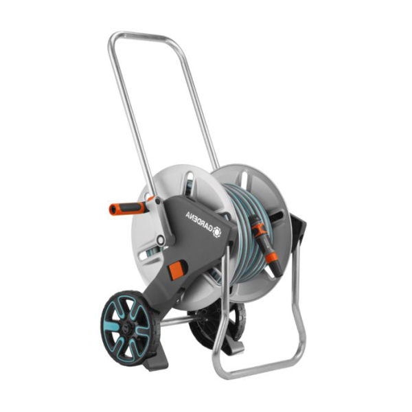 Dévidoir Métal Sur Roues Équipé Cleverroll M 25M - Gardena