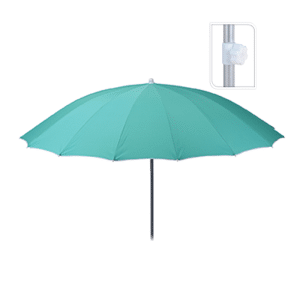 Parasol de Jardin Shanghai Ø 240 cm Vert Menthe
